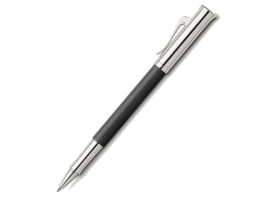 Graf von Faber-Castell Guilloche Roller, Edelharz, Schwarz, 146510
