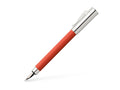 Graf von Faber-Castell Tamitio India Red Füllfederhalter, Lack, 141770 - Nib EF