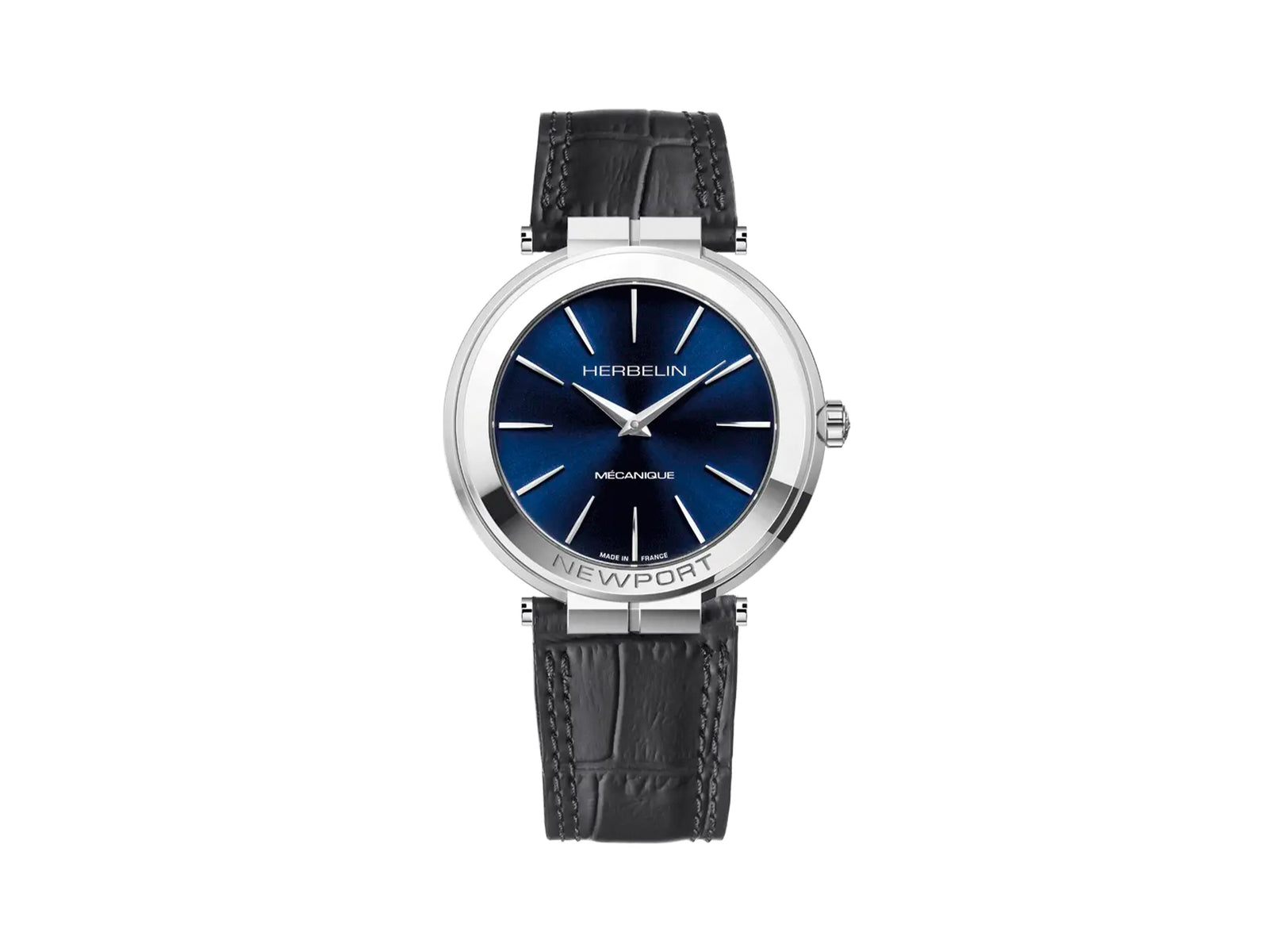 Herbelin Newport Slim Automatik Uhr, Blau, 42 mm, 1222AP15
