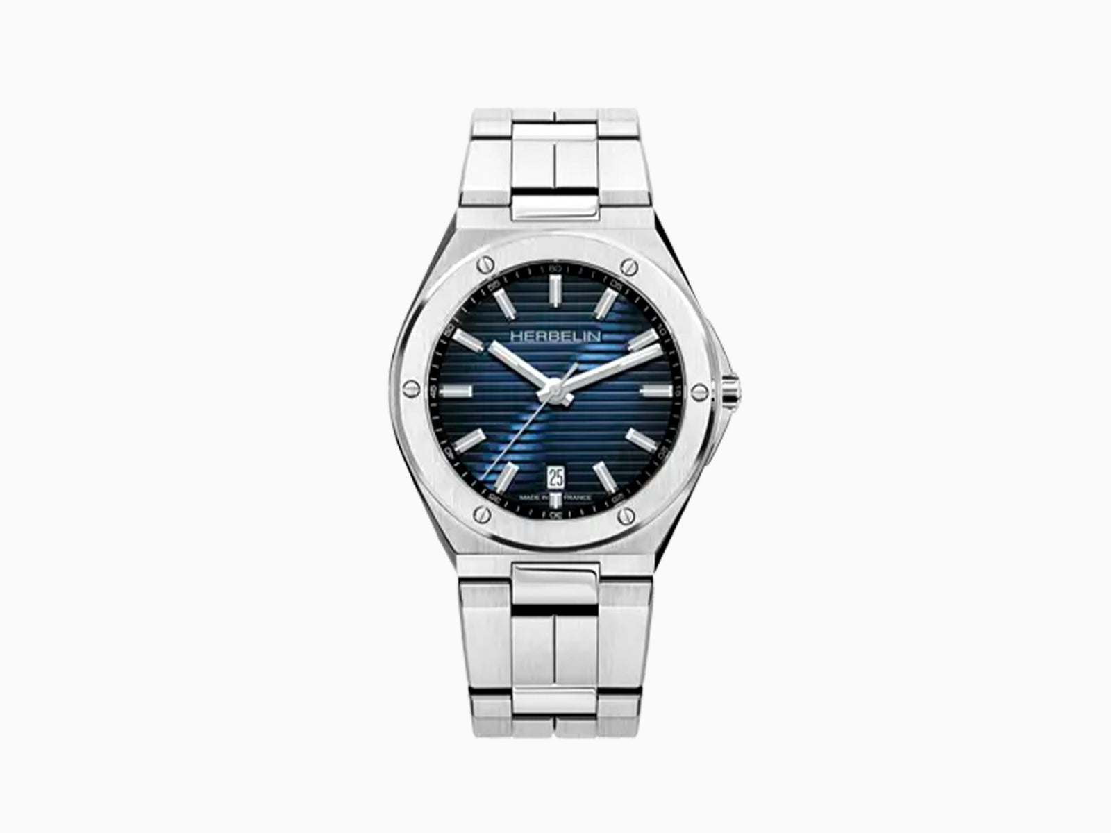 Herbelin Cap Camarat Quartz Uhr, Blau, 40.5 mm, 12245B15