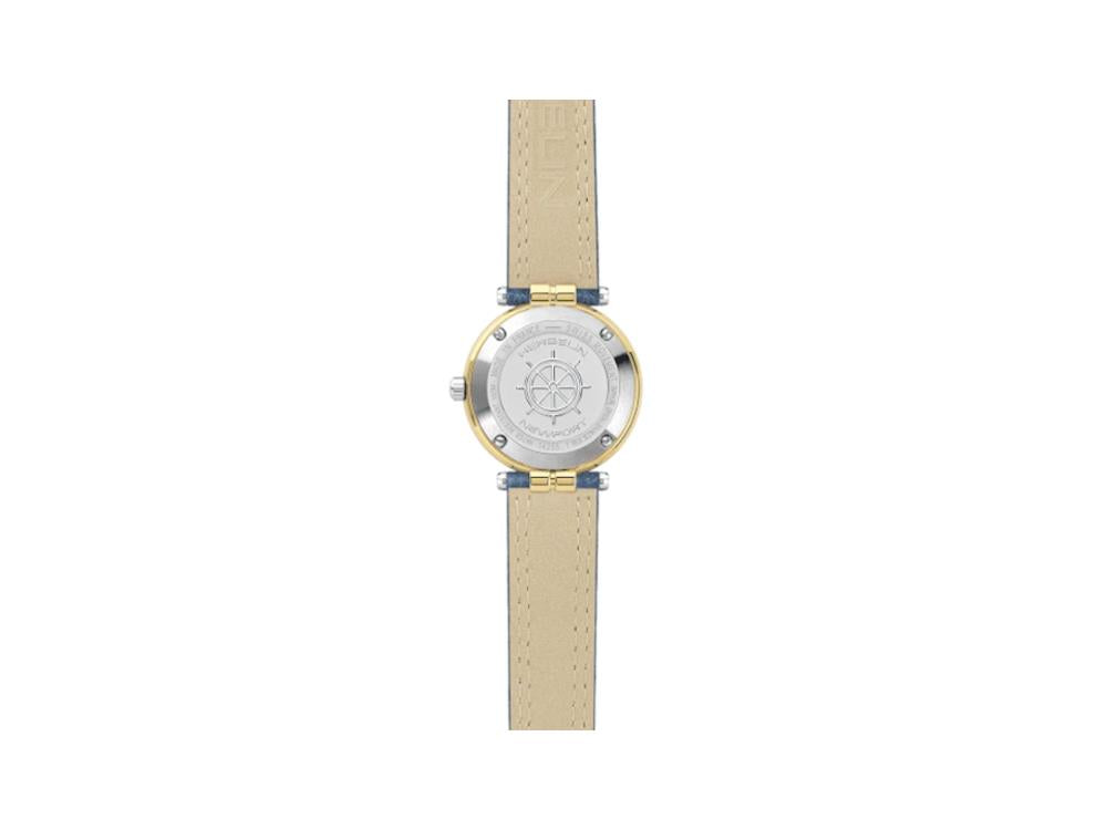Herbelin Newport Quartz Uhr, Edelstahl 316L , Blau, 29 mm, 14255T35