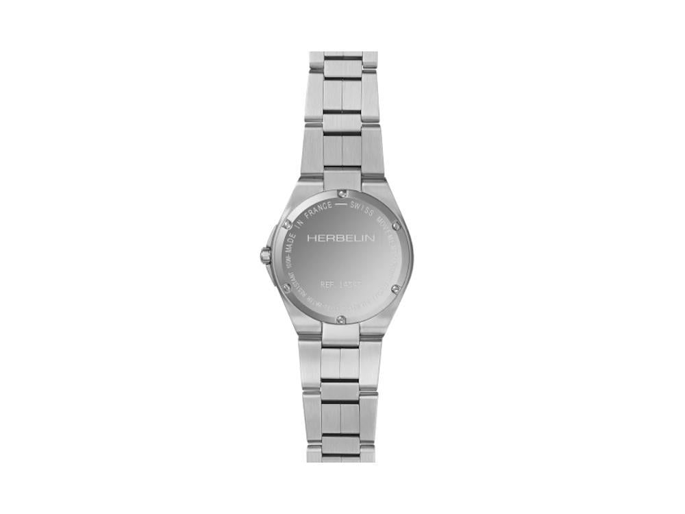 Herbelin Cap Camarat Quartz Uhr, Edelstahl 316L , Blau, 33 mm,14545B2