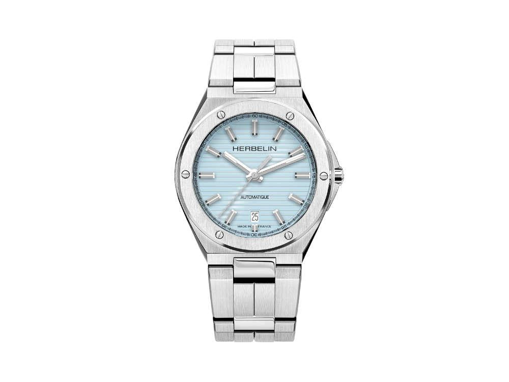 Herbelin Cap Camarat Automatik Uhr, Edelstahl 316L , Blau, 40.5 mm, 1645B25