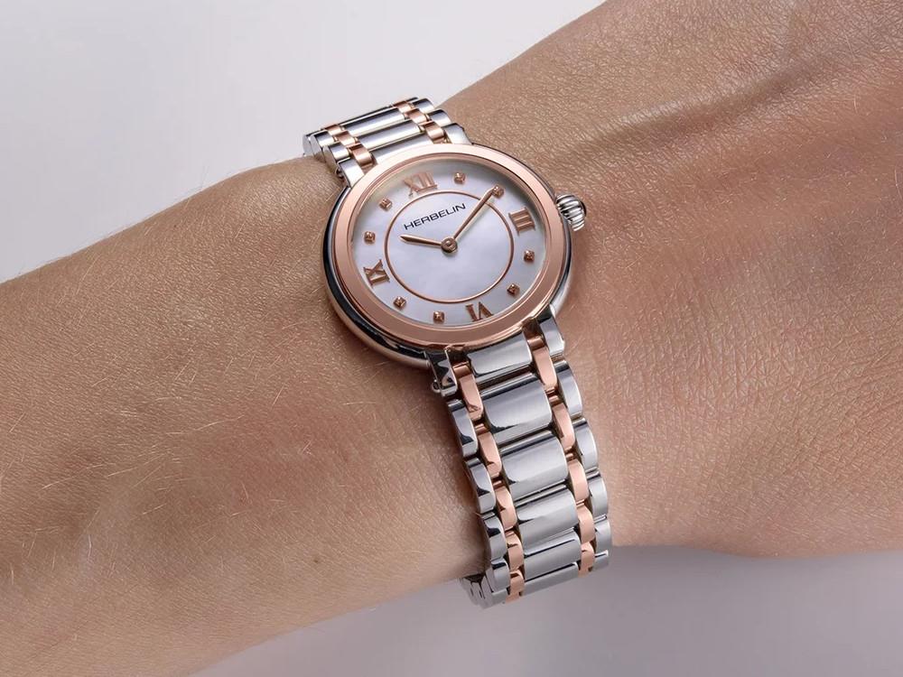 Herbelin Galet Quartz Uhr, 28 mm, 5 atm, 17430BTR59