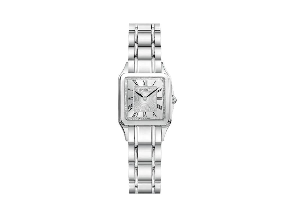 Herbelin Luna Quartz Uhr, Edelstahl 316L , Weiss, 24 mm, 17457B01