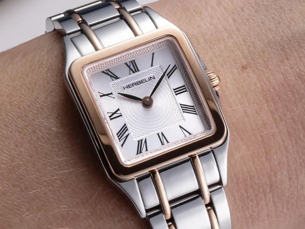 Herbelin Luna Quartz Uhr, Edelstahl , Silber, 24 mm, 17457BTR01