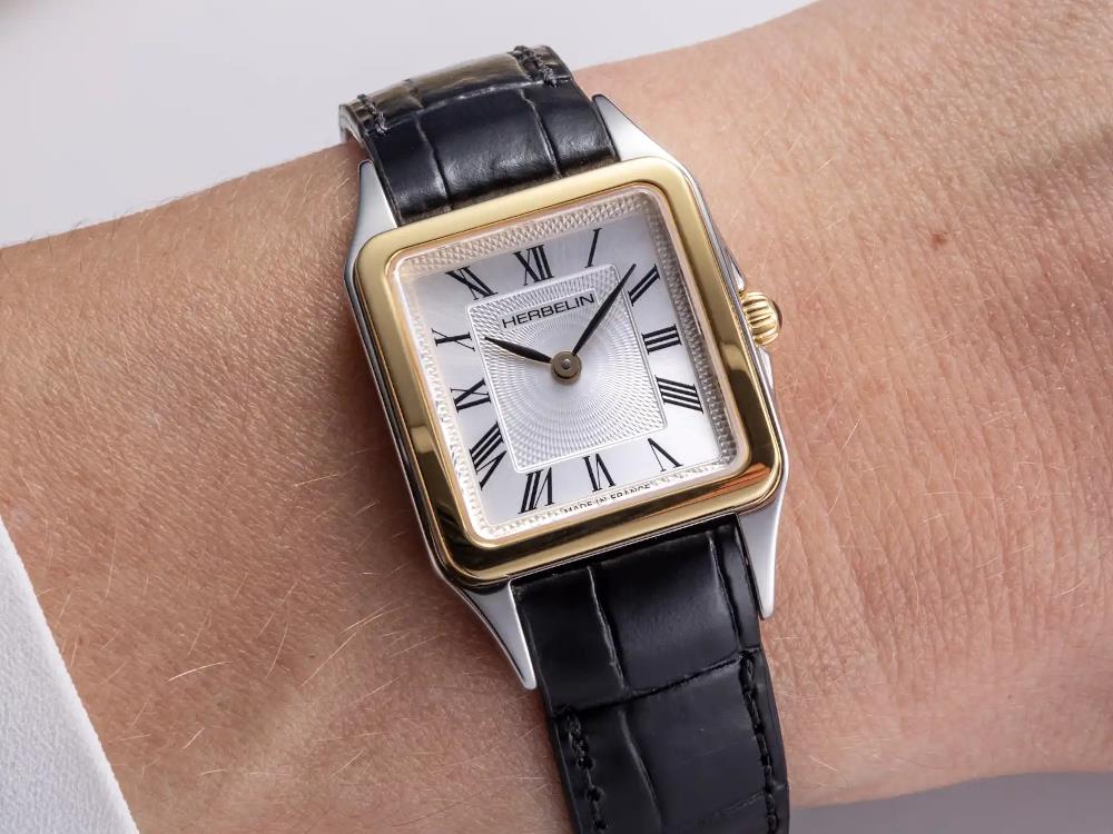 Herbelin Luna Quartz Uhr, Edelstahl 316L , Weiss, 24 mm, 17457T01