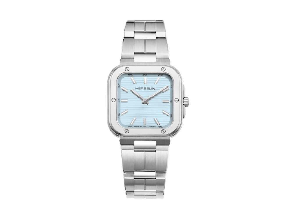 Herbelin Cap Camarat Quartz Uhr, Edelstahl 316L , Hellblau, 17546B25
