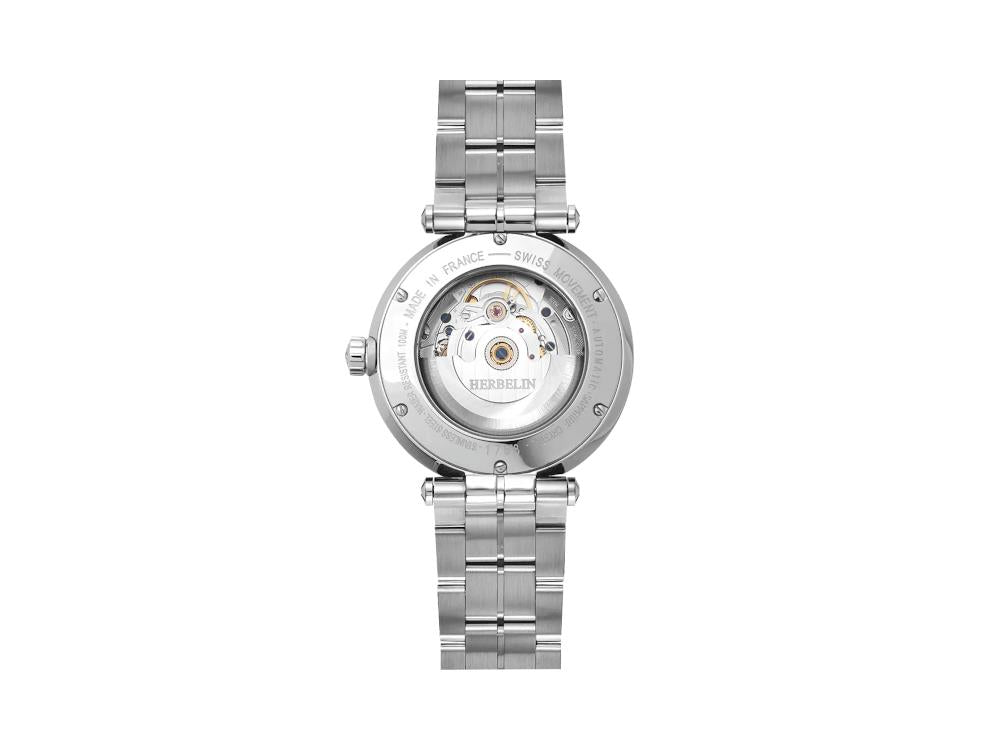 Herbelin Newport Automatik Uhr, Blau, 42 mm, Tag, 1768B15