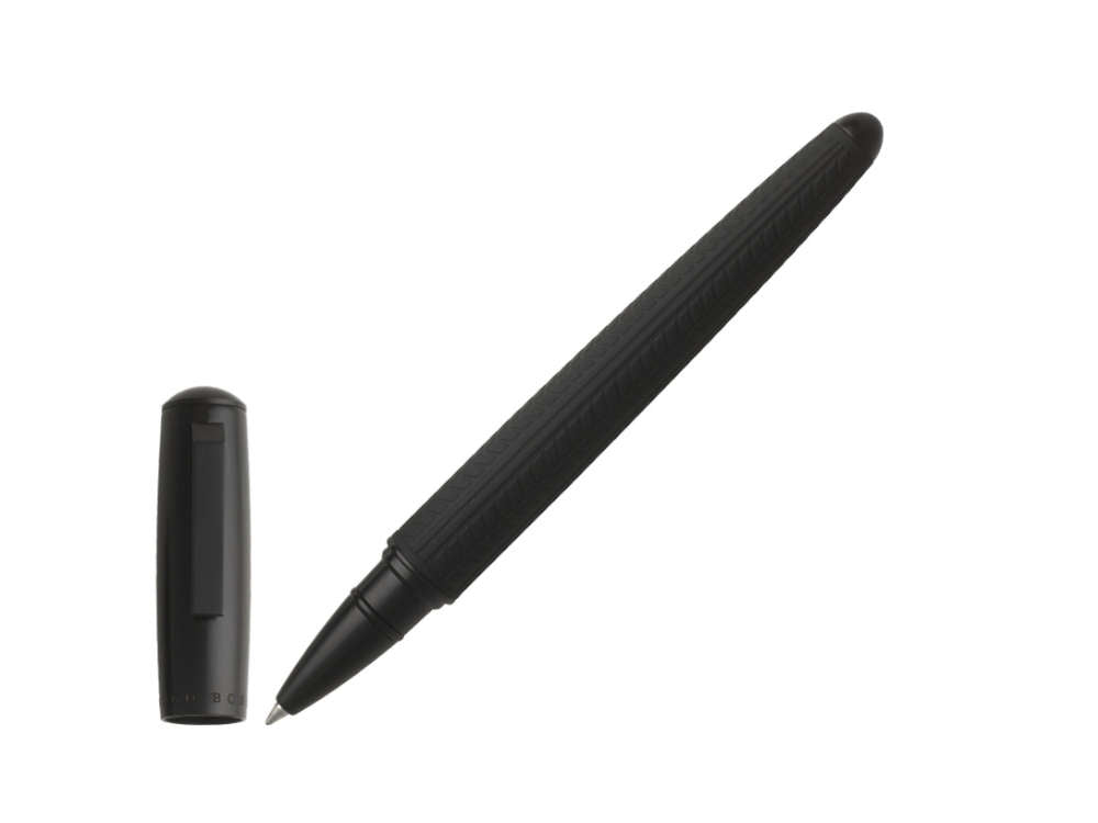 Set Hugo Boss Pure Tire Roller, Konferenzordner A5, Schwarz, HPMR902