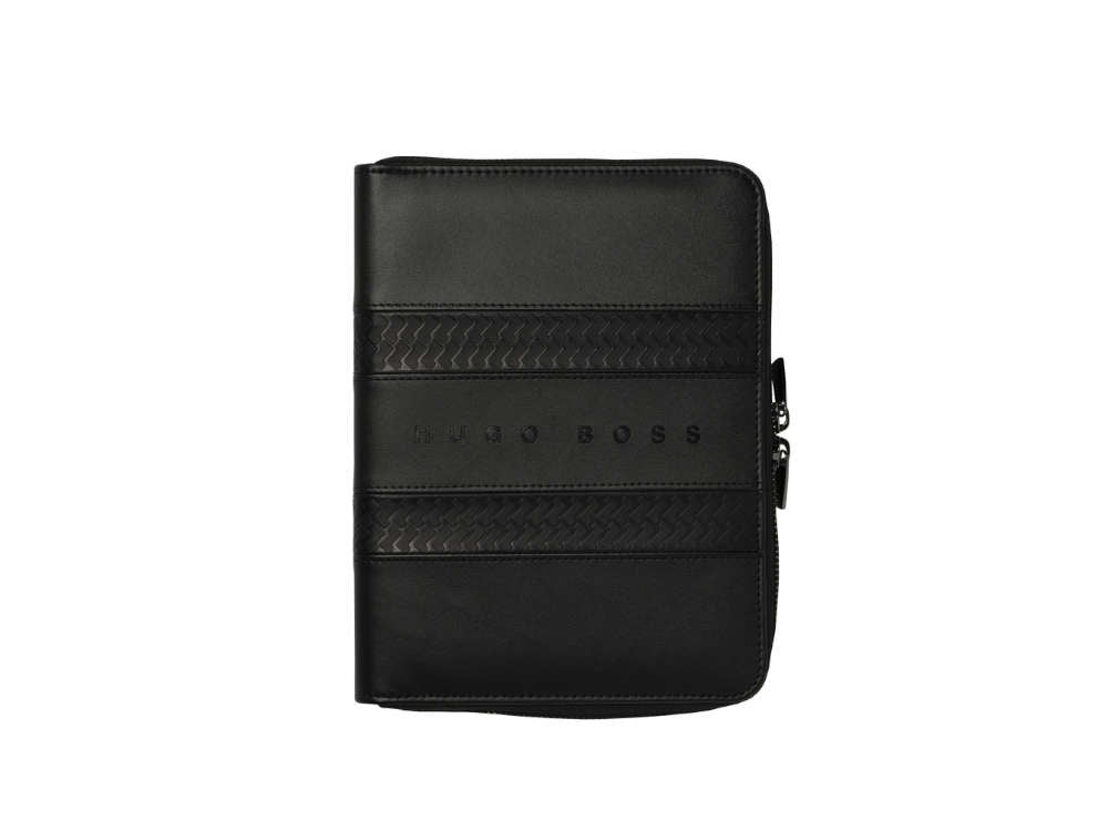 Set Hugo Boss Pure Tire Roller, Konferenzordner A5, Schwarz, HPMR902