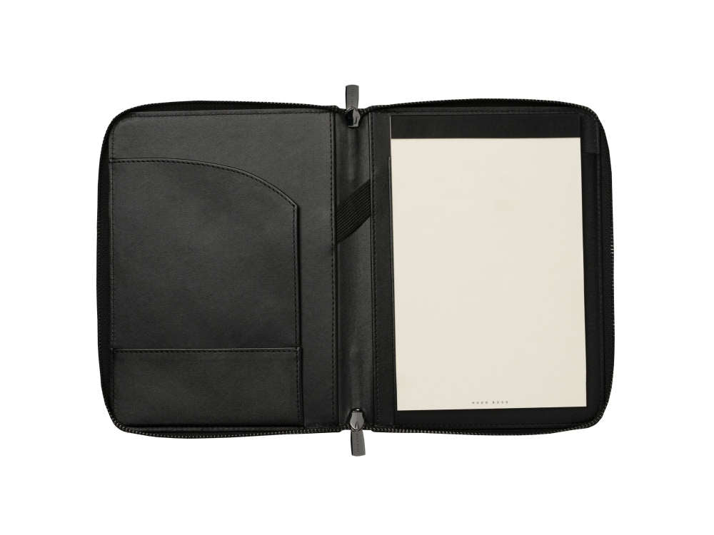 Set Hugo Boss Pure Tire Roller, Konferenzordner A5, Schwarz, HPMR902