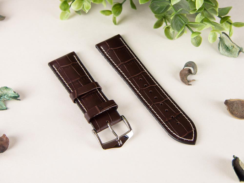 Hirsch George Performance Collection Band, Braun, 24 mm, 0925128010-2-24