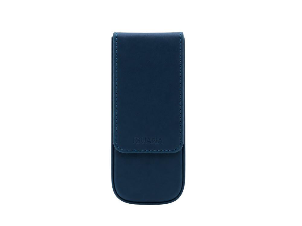 Iguana Stifteetui Blau für 3 Schreibaufgaben, PEN-CASE-BLUE-3