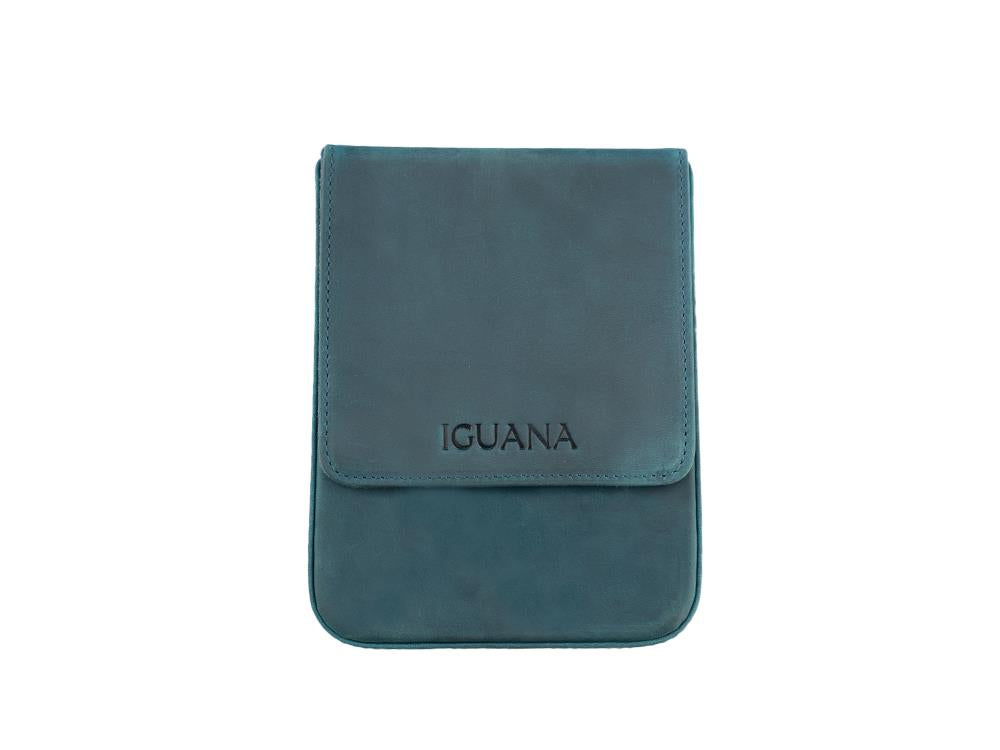 Iguana Stifteetui Blau 6, PEN-CASE-BLUE-6