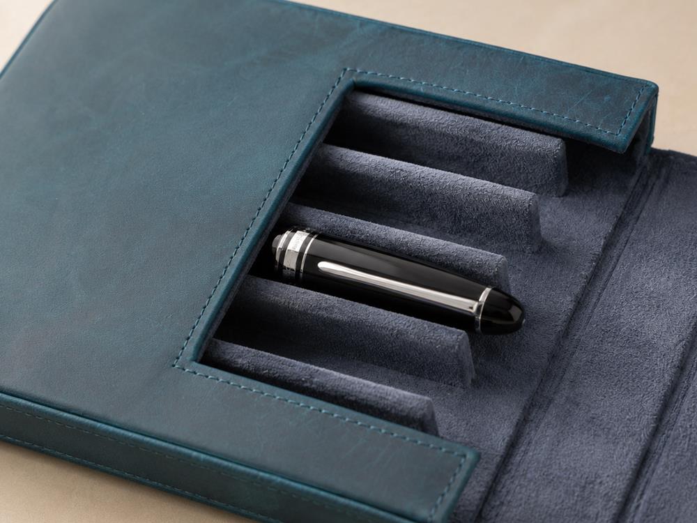 Iguana Stifteetui Blau 6, PEN-CASE-BLUE-6