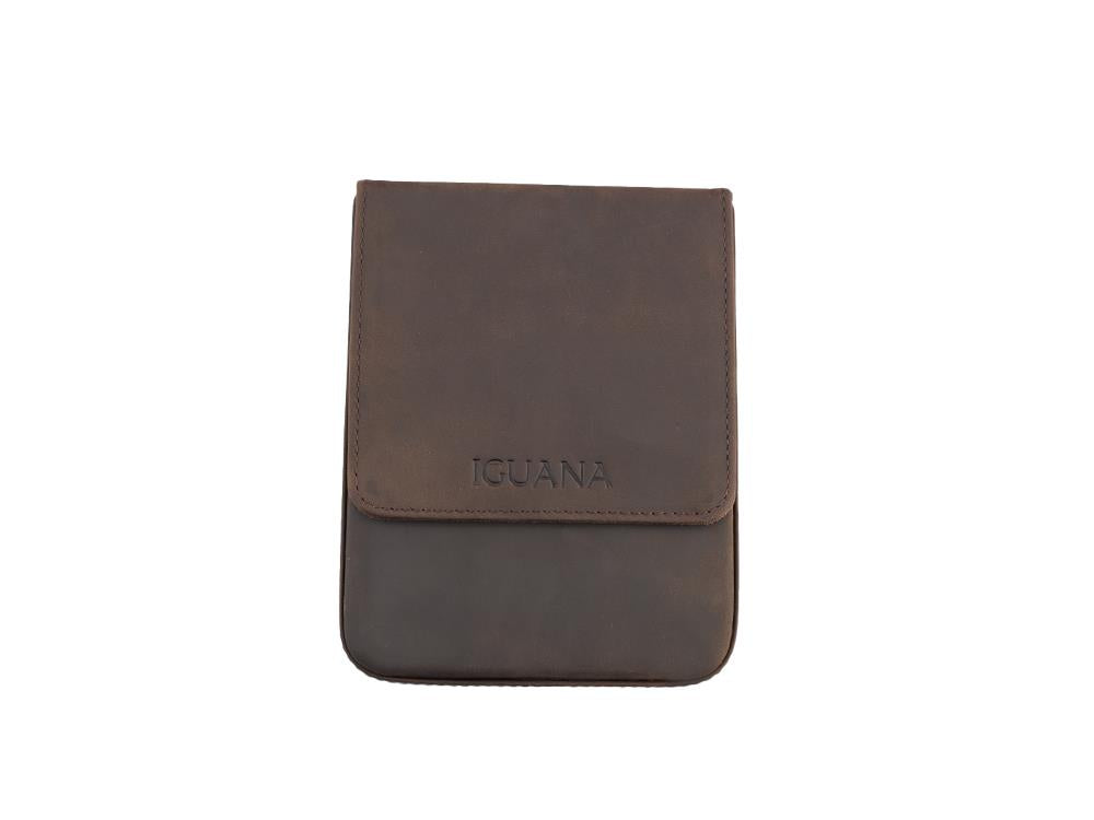 Iguana Stifteetui Braun 6, PEN-CASE-BROWN-6