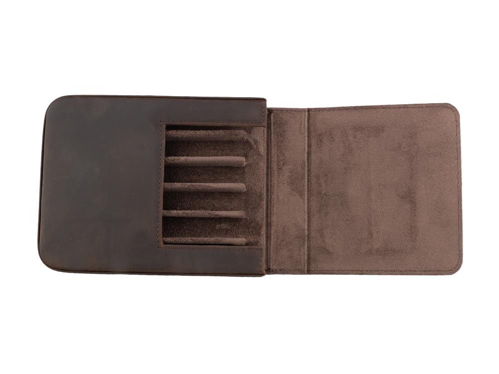 Iguana Stifteetui Braun 6, PEN-CASE-BROWN-6