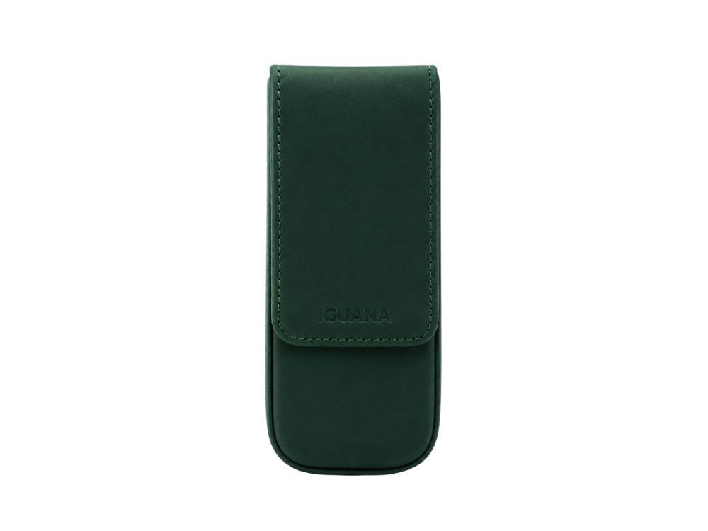 Iguana Stifteetui Grün für 3 Schreibaufgaben, PEN-CASE-GREEN-3