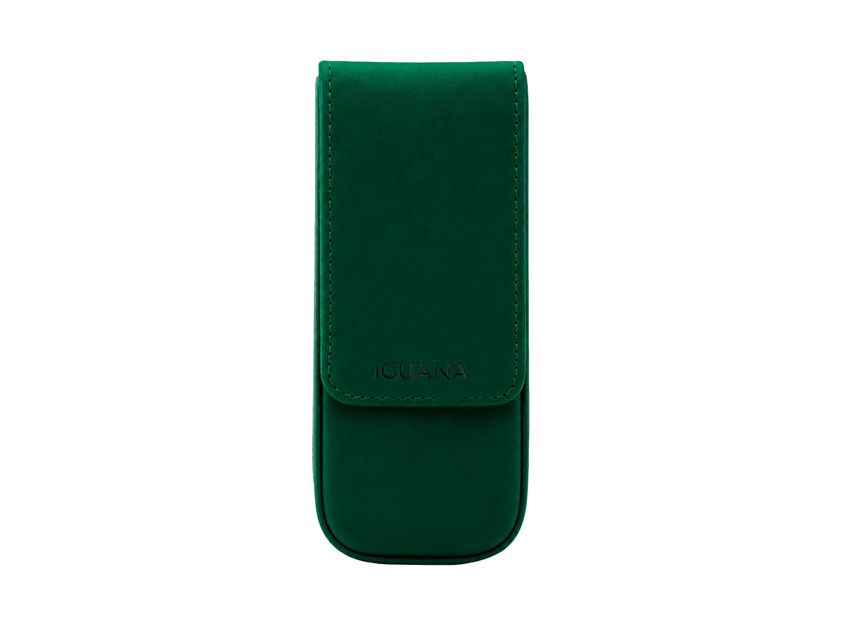 Iguana Stifteetui Grün für 3 Schreibaufgaben, PEN-CASE-GREEN-3