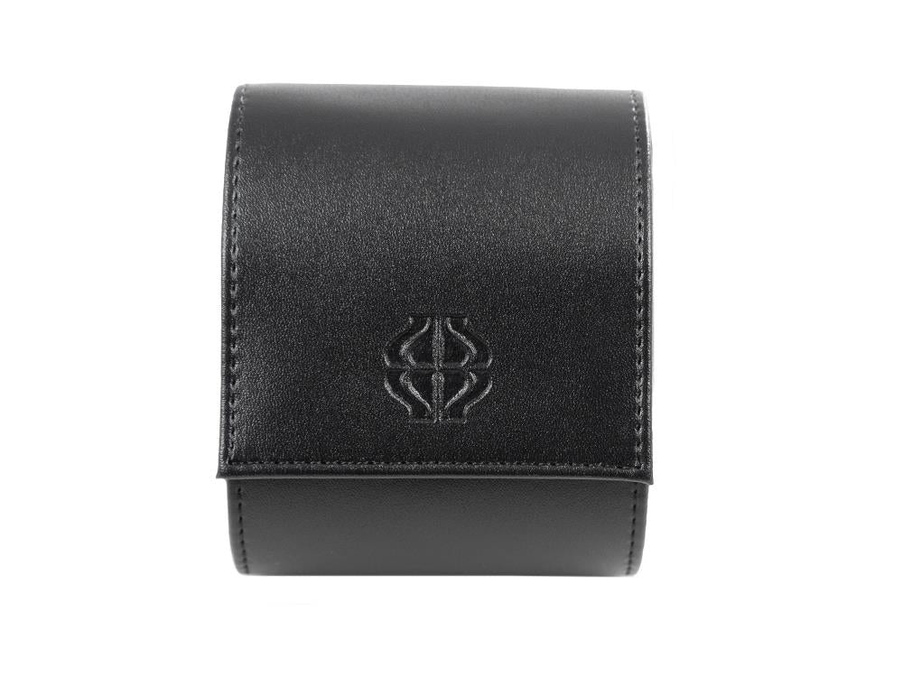 Iguana Uhrenkasten, Vegane Leder, Schwarz, 1 Uhr, WATCH-ROLL