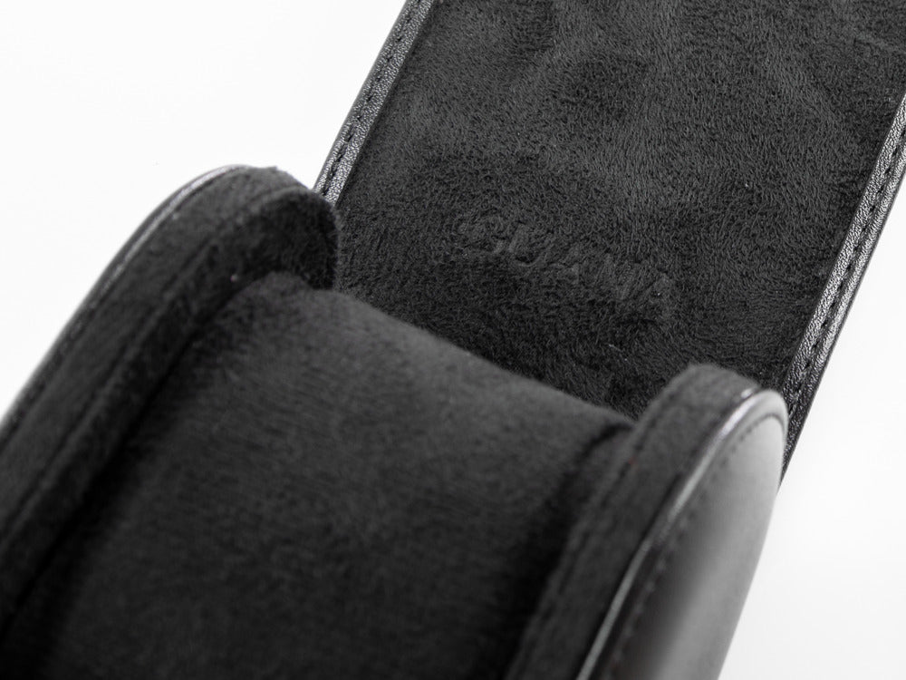 Iguana Uhrenkasten, Vegane Leder, Schwarz, 1 Uhr, WATCH-ROLL