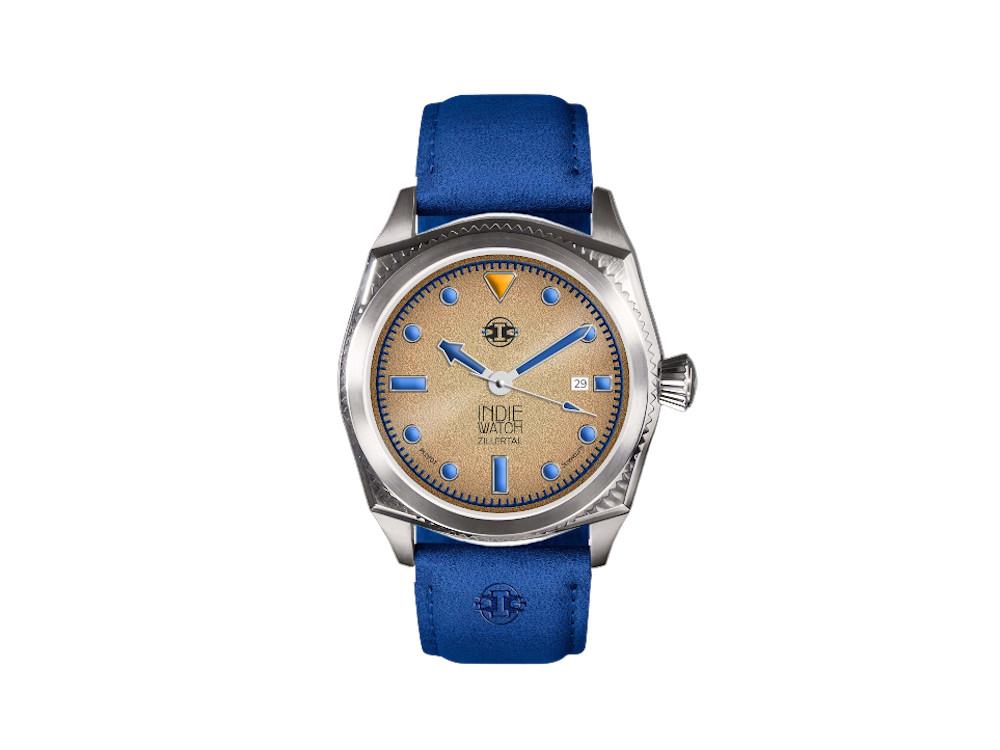 Indie Watch Zillertal Automatik Uhr, Braun, 40 mm, 163K