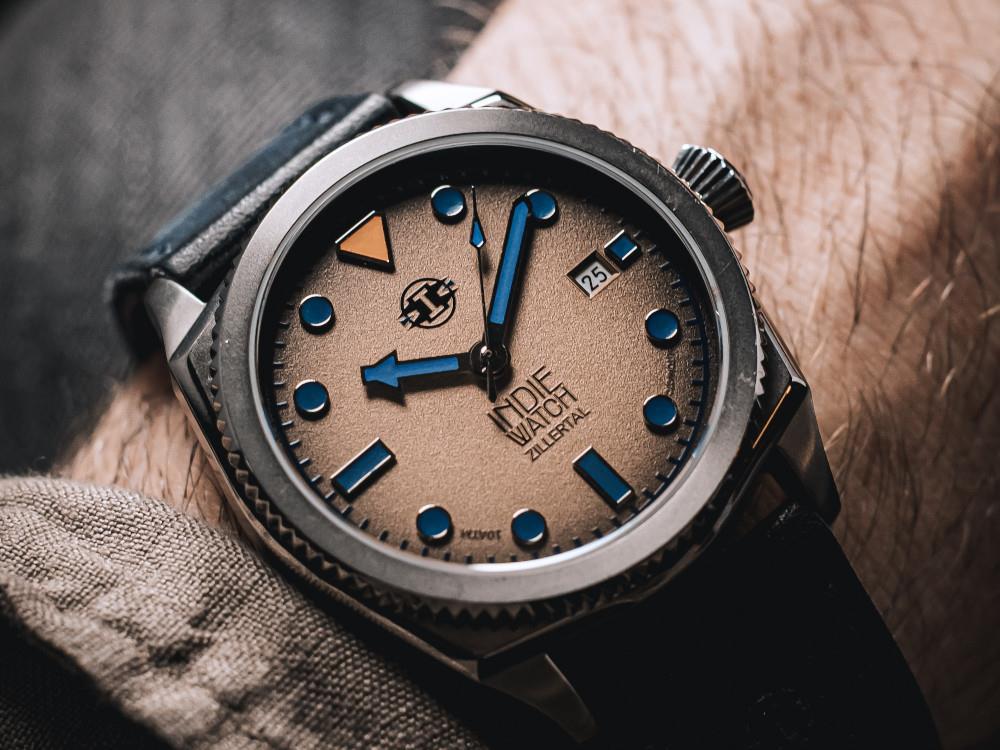 Indie Watch Zillertal Automatik Uhr, Braun, 40 mm, 163K