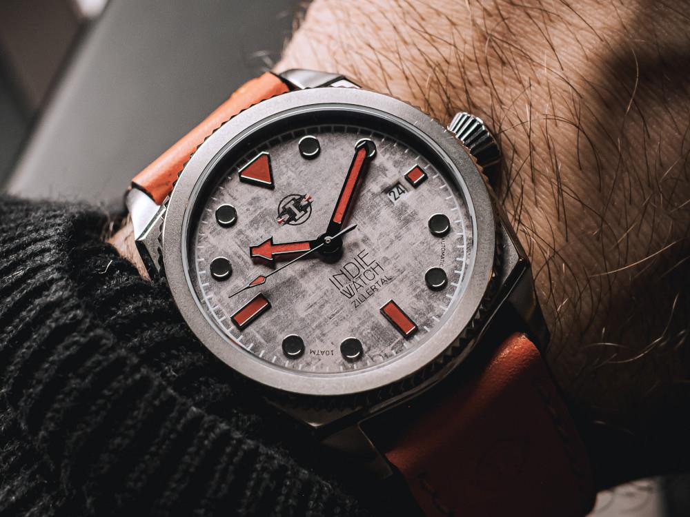 Indie Watch Zillertal Automatik Uhr, Grau, 40 mm, 163X