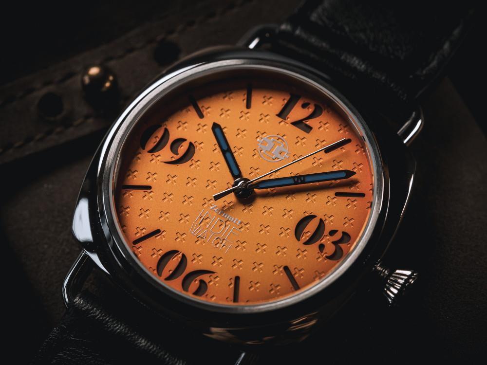 Indie Watch Zermatt Automatik Uhr, Orange, 44 mm, 31K