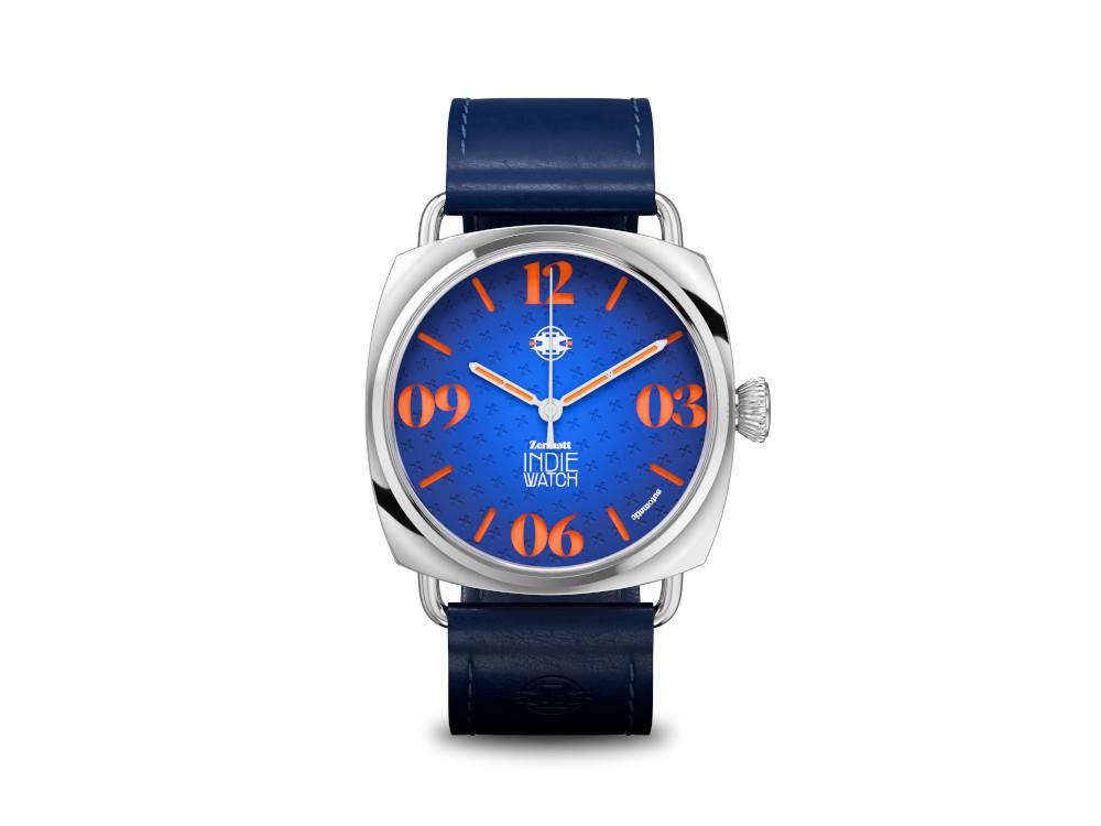 Indie Watch Zermatt Automatik Uhr, Blau, 44 mm, 31Z