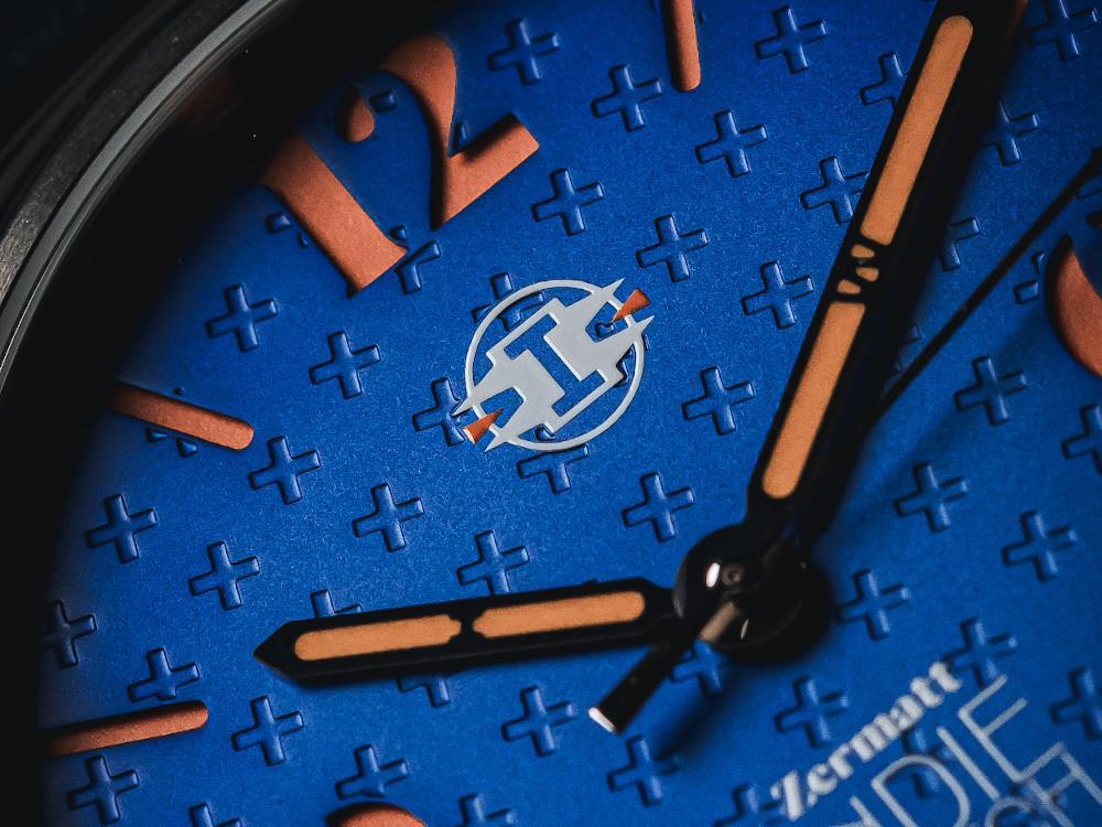 Indie Watch Zermatt Automatik Uhr, Blau, 44 mm, 31Z