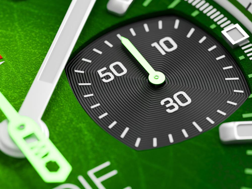 Indie Watch Strum Quartz Uhr, Grün, 42 mm, Chronograph, 521W