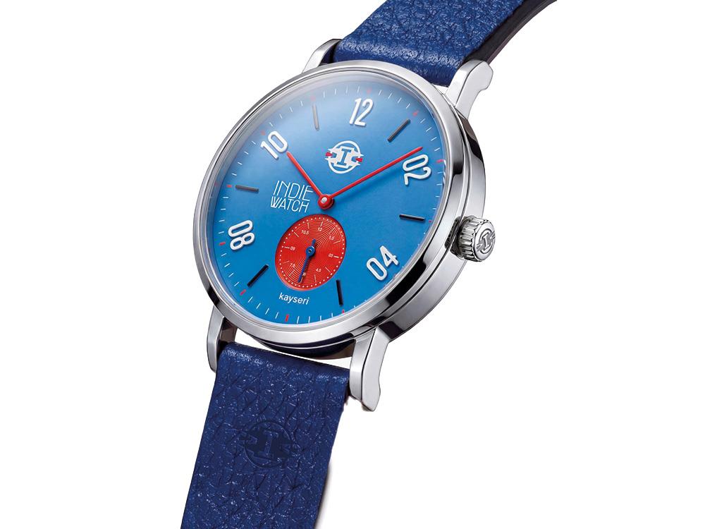 Indie Watch Kayseri Quartz Uhr, Edelstahl 316L , Blau, 38 mm, 76X