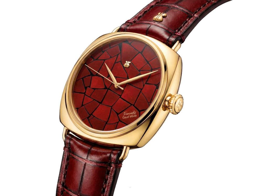 Indie Watch Trencadís Carmesí Automatik Uhr, 44 mm, TRDISCAR01