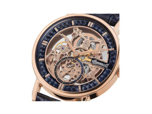 Ingersoll Herald Automatik Uhr, Edelstahl 316L, Blau, Lederband, I00407