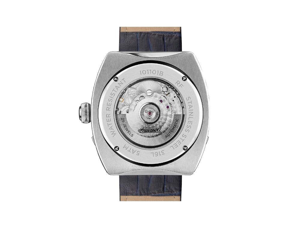 Ingersoll 1892 Michigan Automatik Uhr, Edelstahl 316L , Blau, I01101B