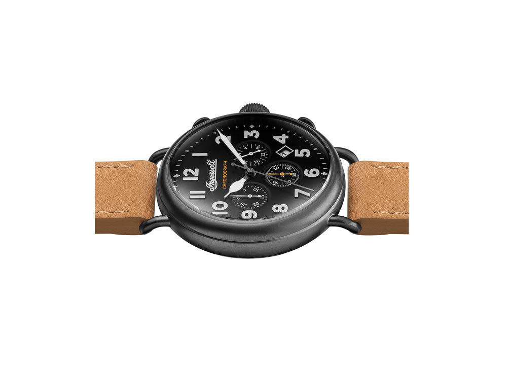 Ingersoll Trenton Quartz Uhr, 44 mm, Schwarz, Chronograph, I03502