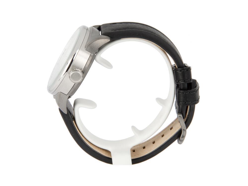 Ingersoll Triumph Automatik Uhr, 44 mm, PVD Gun Metal, Silber, Lederband, I06701