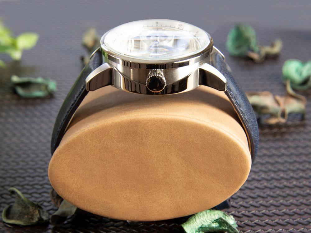Ingersoll Jazz Automatik Uhr 44 mm Silber Mondphase GMT I07702 Iguana Sell DE
