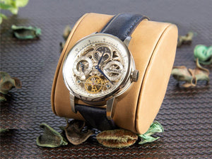 Ingersoll Jazz Automatik Uhr 44 mm Silber Mondphase GMT I07702 Iguana Sell DE