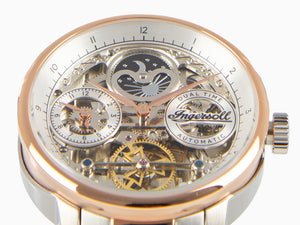 Ingersoll 1892-Jazz Automatik Uhr, 42 mm, PVD Rose Gold, Grau, 5 atm, I07706