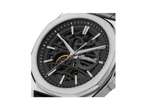 Ingersoll Orville Automatik Uhr, 46 mm, Schwarz, Lederband, I09302
