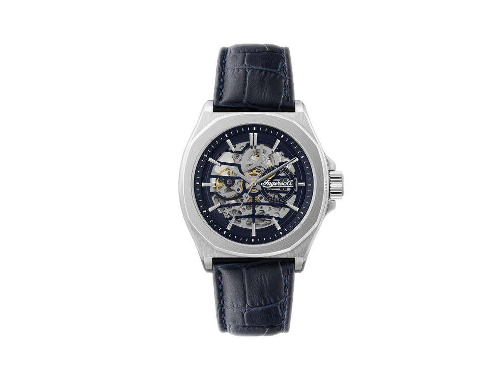 Ingersoll 1892 Orville Automatik Uhr 46 mm Blau Lederband I09306