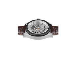 Ingersoll 1892 Orville Automatik Uhr, 46 mm, Weiss, Lederband, I09307