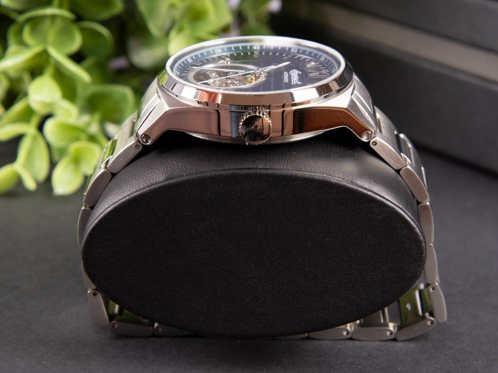 Ingersoll Shelby Automatik Uhr, Edelstahl 316L, 44 mm, Blau, I10902