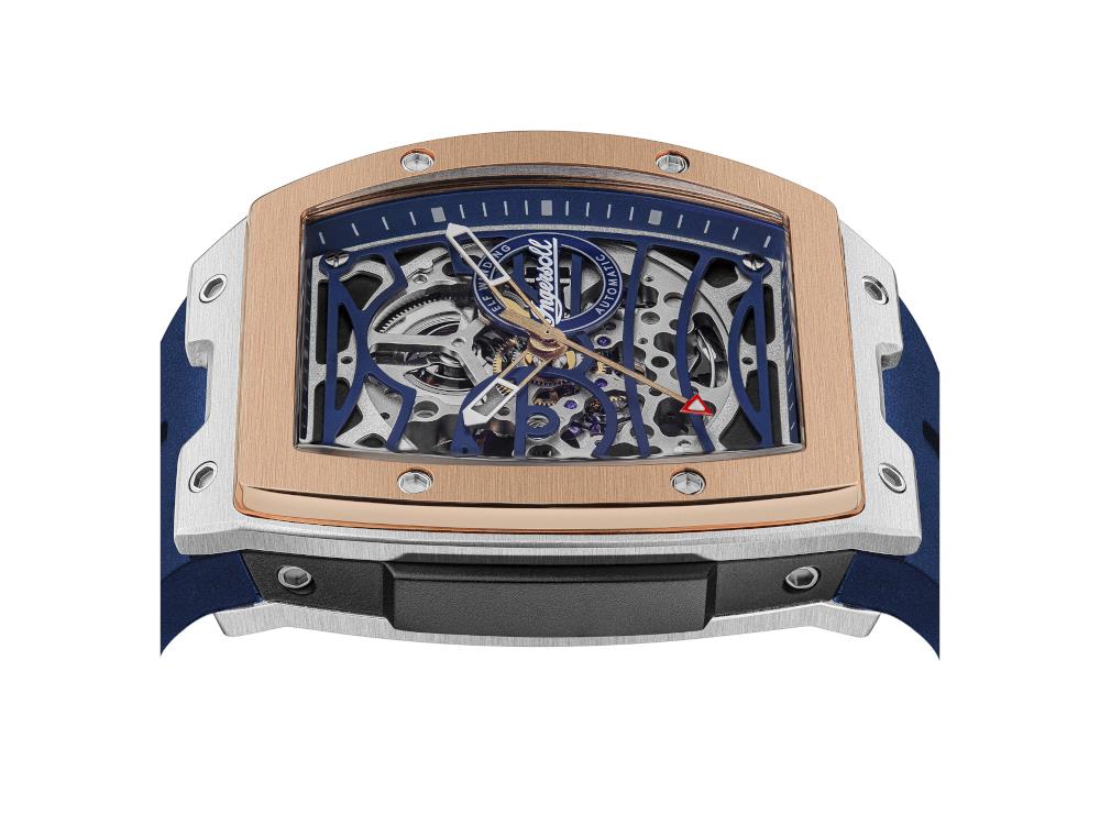 Ingersoll 1892 Challenger Automatik Uhr, 44.6 mm, 5 atm, Silikoneband, I12304