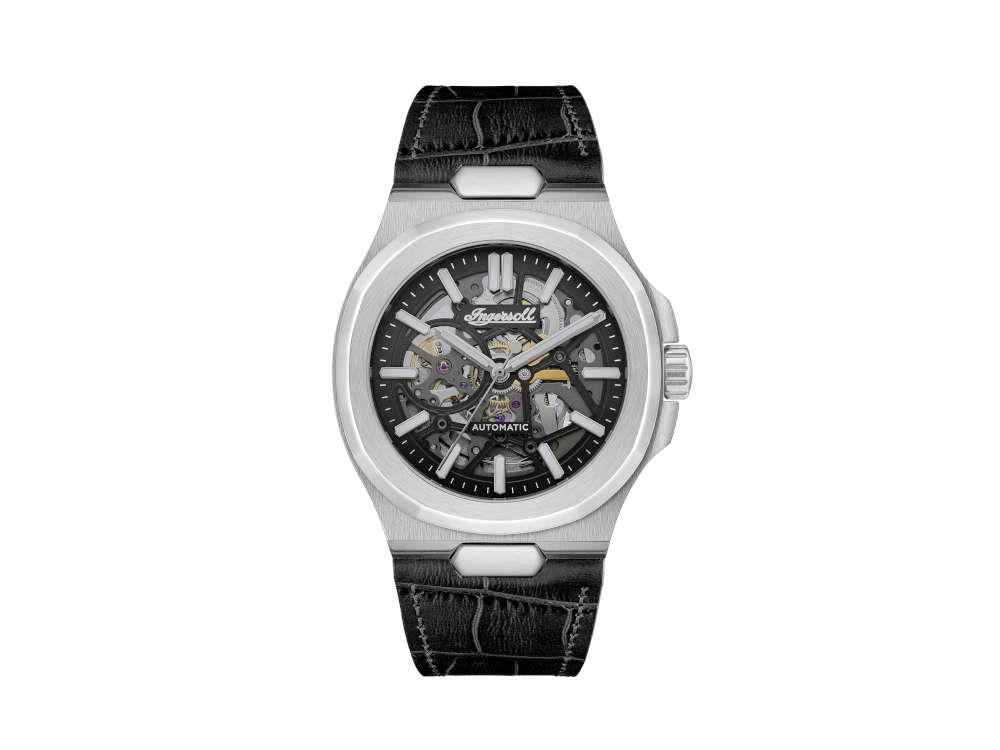 Ingersoll 1892 Catalina Automatik Uhr 42 mm Schwarz Lederband I125 Iguana Sell DE