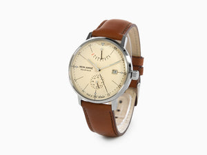 Iron Annie Bauhaus Automatik Uhr, Beige, 41 mm, Tag, 5060-5