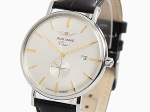 Iron Annie Classic Quartz Uhr, Silber, 41 mm, Tag, Mineral K1, 5938-4